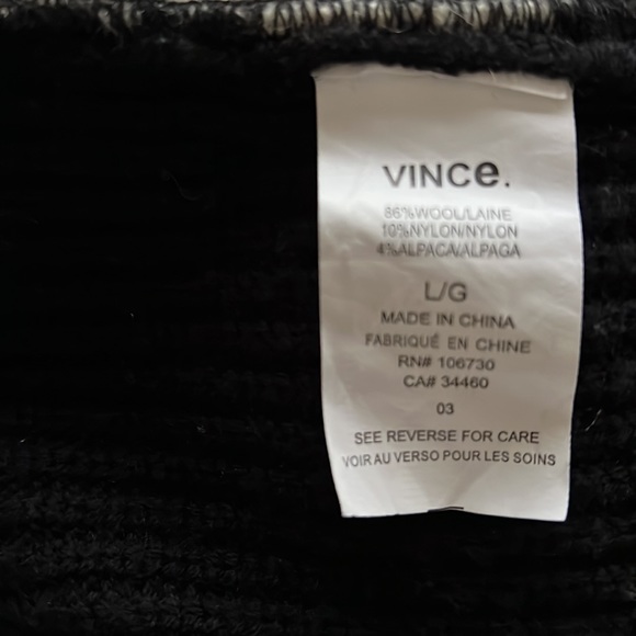 Vince Wool Draped Cardigan Size L - Picture 5 of 13
